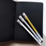 Блокнот із чорними сторінками + ПОДАРУНОК (три гелеві ручки)